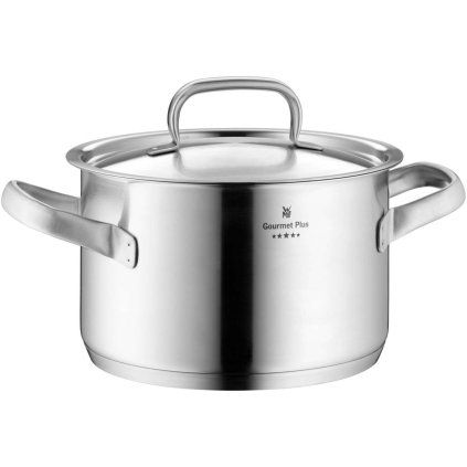 Oală GOURMET PLUS 20 cm, oțel inoxidabil mat, WMF