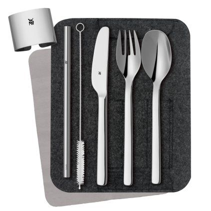 Set de tacâmuri to-go MY2GO, cu husă, verde, WMF