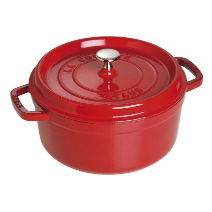 Capac pentru cratiță 22 cm, vișinie, fontă, Staub