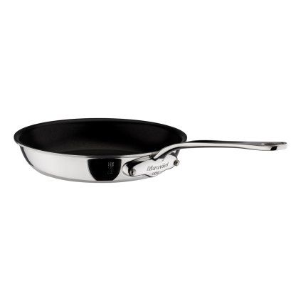 Tigaie antiaderentă ECLIPSE 20 cm, mâner din oțel inoxidabil. Mauviel