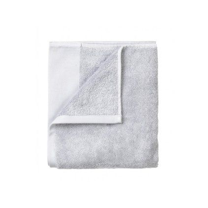 Prosop pentru mâini RIVA set de 4 buc, 30 x 30 cm, gri deschis, Blomus