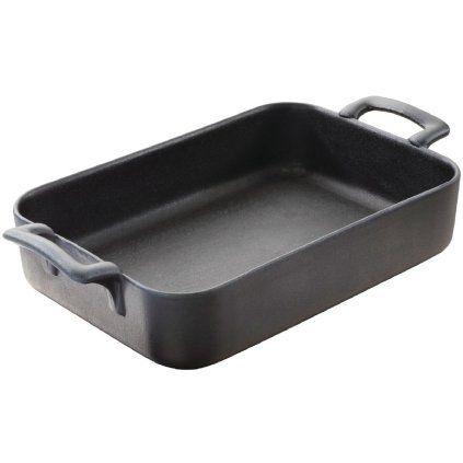 Farfurie pentru cuptor BELLE CUISINE 450 ml, negru mat, din fontă, REVOL