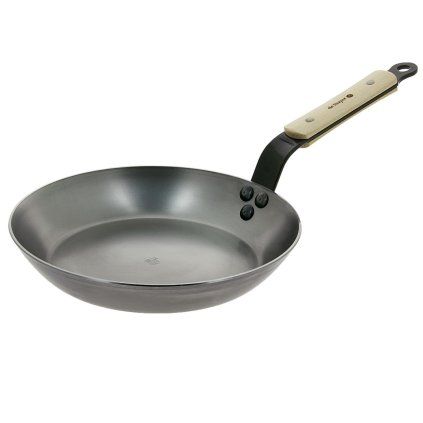 Tigaie MINERAL B BOIS 24 cm, mâner din lemn, de Buyer