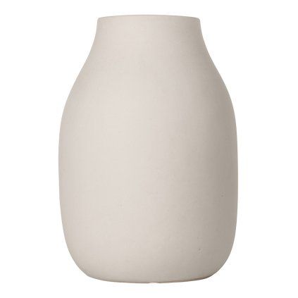Vază COLORA L 20 cm, crem, Blomus