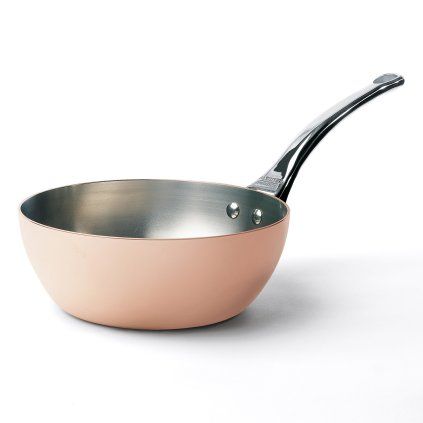 Tigaie conică rotunjită din cupru pentru inducție Ø 20 cm Prima Matera de Buyer