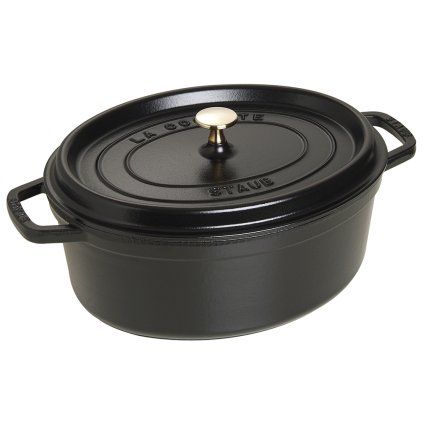 Capac pentru cratiță 4,25 l, neagră, din fontă, Staub