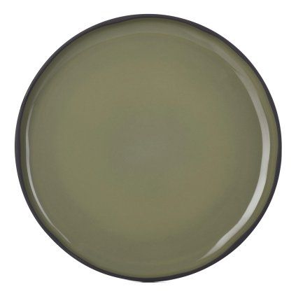 Farfurie pentru desert CARACTERE 21 cm, kaki, REVOL