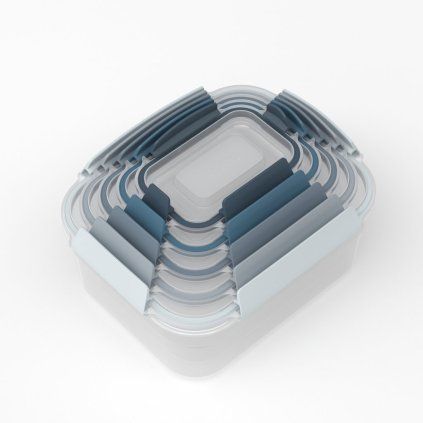Borcan de depozitare pentru bucătărie NEST LOCK 5 81105, set de 5 buc, plastic, Joseph Joseph