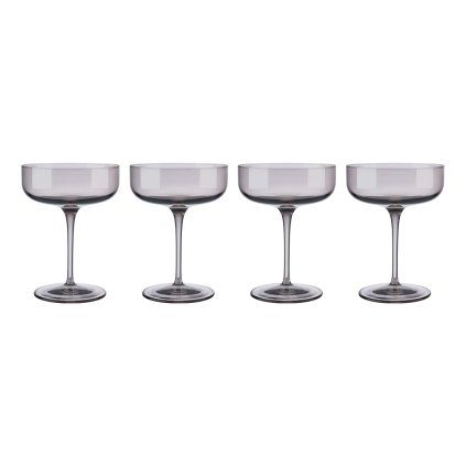 Pahar pentru șampanie FUUM, set de 4 buc club, pahar maro, Blomus