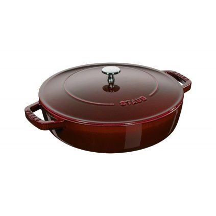 Capac pentru cratiță 28 cm, din fontă, grenadine, Staub