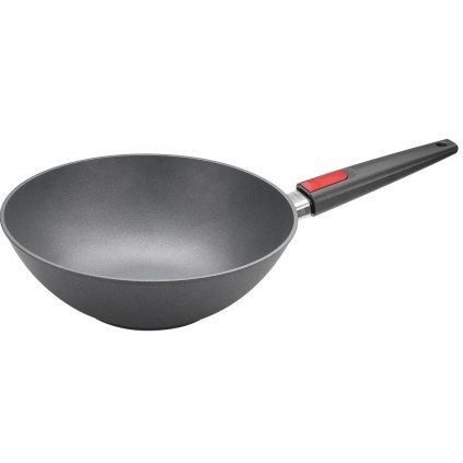 Wok TITANIUM NOWO 30 cm, inducție, mâner detașabil, WOLL