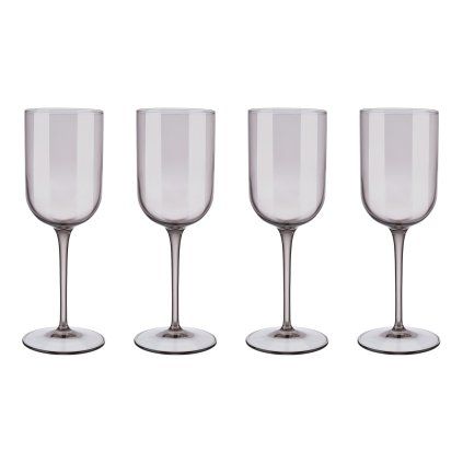 Pahar pentru vin alb FUUM, set de 4 buc, 280 ml, sticlă maro, Blomus