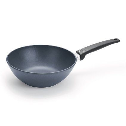 Tigaie wok DIAMOND LITE 26 cm, pentru inducție, titan, WOLL