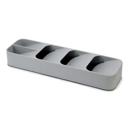 Tavă pentru tacâmuri DRAWER STORE 39,5 X 11 cm, gri deschis, Joseph Joseph