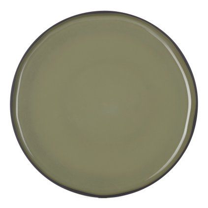 Platou de servit CARACTERE 30 cm, rotund, kaki, REVOL