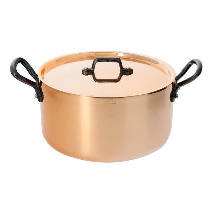 Capac pentru cratiță INOCUIVRE 20 cm, mânere din fontă, cupru, de Buyer