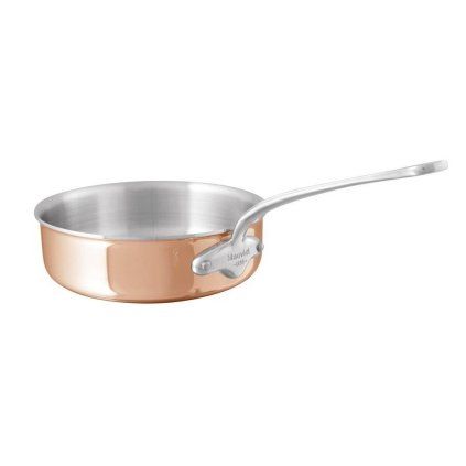 Tigaie pentru saute M´6S 24 cm, cupru, Mauviel