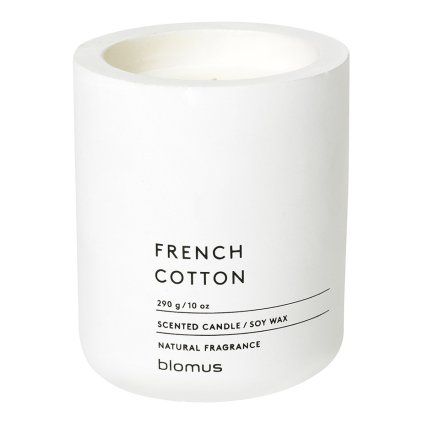 Lumânare parfumată FRAGA, ⌀ 9 cm, bumbac francez, Blomus