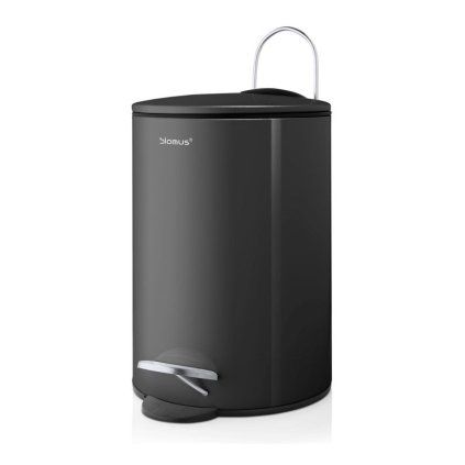 Coș de gunoi pentru baie TUBO, 3 l, negru, Blomus