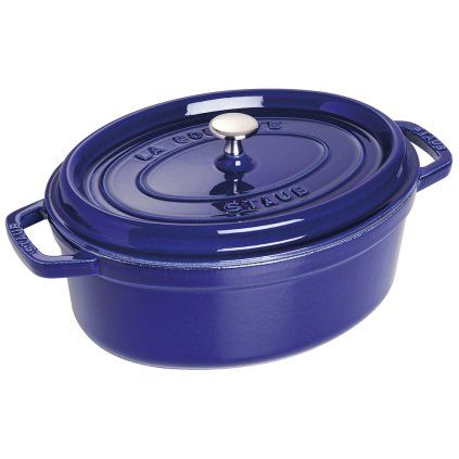 Oală ovală, albastru închis V 6,5 l Staub