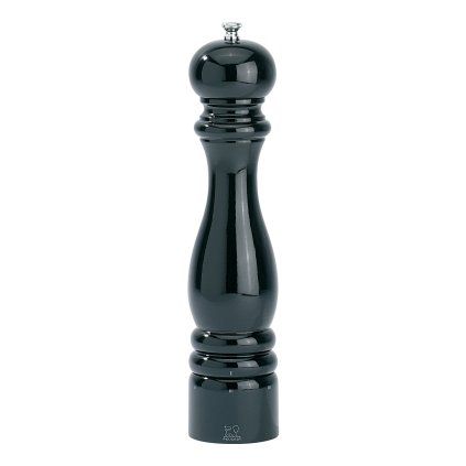 Râșniță pentru piper PARIS 30 cm, lacuit negru, lemn de fag, Peugeot