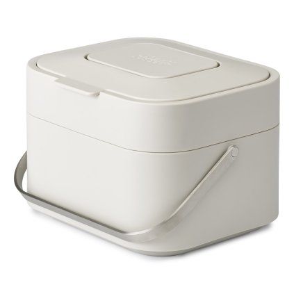 Coș pentru deșeuri alimentare STACK 4 l, os de elefant, Joseph Joseph