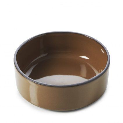 Bol de servit CARACTERE 8 cm, ciocolată, REVOL