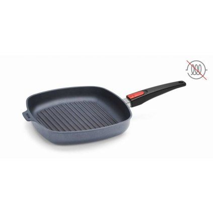 Tigaie pentru grătar DIAMOND LITE 28 x 28 cm, cu mâner detașabil, WOLL