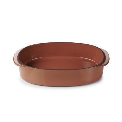 Farfurie pentru cuptor CARACTERE 26 x 18,5 cm, scorțișoară, Revol