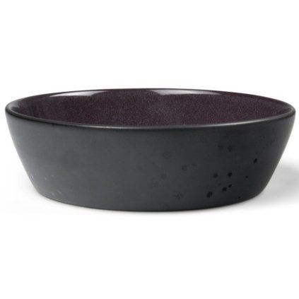 Bol de masă 18 cm, negru/violet, Bitz