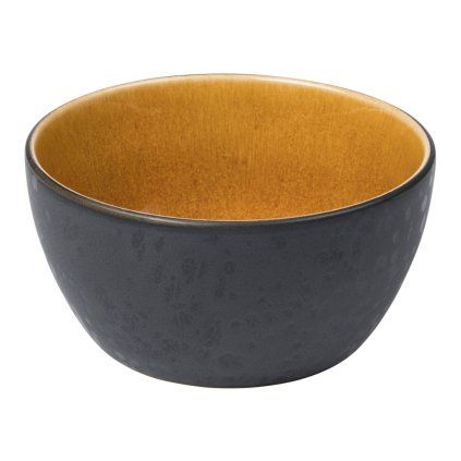 Bol de servit 12 cm, negru/chihlimbar, Bitz