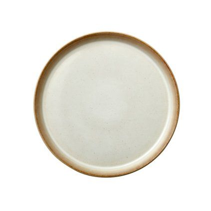 Farfurie pentru cină 27 cm, crem, Bitz