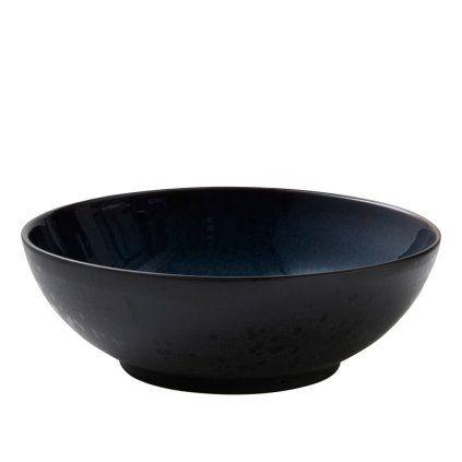 Bol pentru salată 30 cm, negru/albastru închis, Bitz