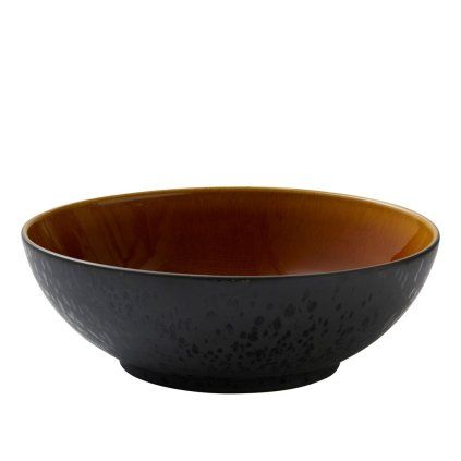 Bol pentru salată 30 cm, negru/chihlimbar, Bitz