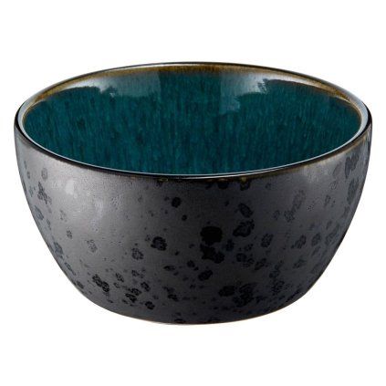 Bol de servit 12 cm, negru/verde închis, Bitz