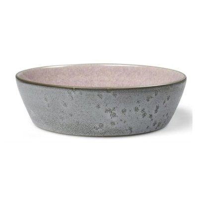 Bol de masă 18 cm, gri/roz, Bitz