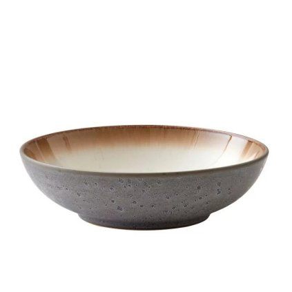 Bol de masă 20 cm, gri/crem, Bitz