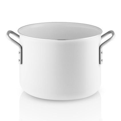 Oală de gătit WHITE LINE 20 cm, 4,8 l, strat ceramic, Eva Trio