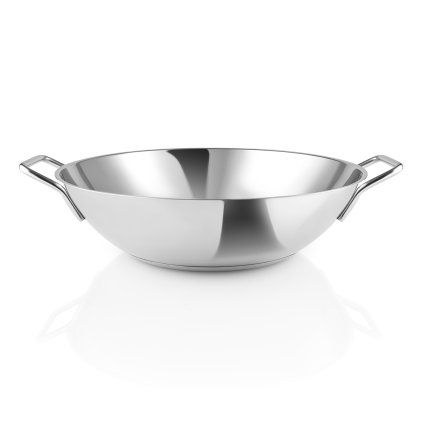 Wok 32 cm, inox, Eva Trio