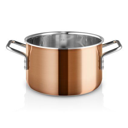 Oală de gătit 20 cm, 3,9 l, cupru, Eva Trio