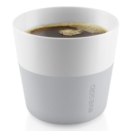 Căni termice pentru cafea Lungo 230 ml 2 bucăți gri deschis Eva Trio