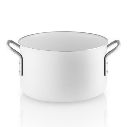 Oală de gătit WHITE LINE 20 cm, 3,8 l, strat ceramic, Eva Trio