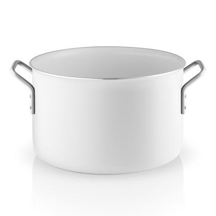 Oală de gătit WHITE LINE 24 cm, 7 l, strat ceramic, Eva Trio