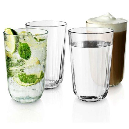 Set pahare cu fațete 0,34 l Eva Trio