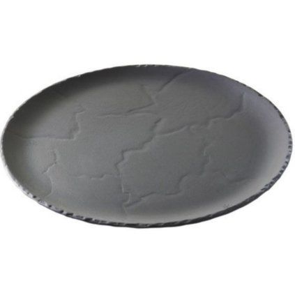 Farfurie pentru cină BASALT 32 cm, efect ardezie, ceramică, REVOL