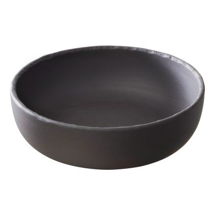Bol de servit BASALT 17 cm, efect ardezie, ceramică, REVOL