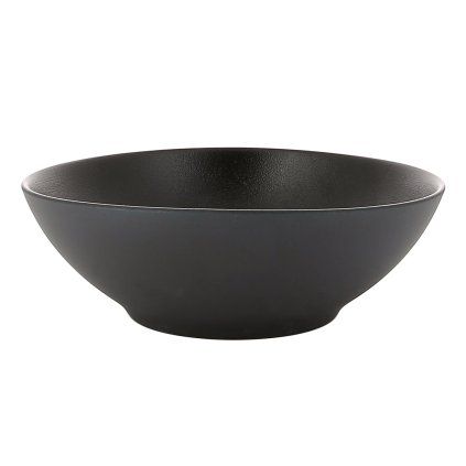 Bol de masă EQUINOX 19 cm, negru mat, ceramică, REVOL