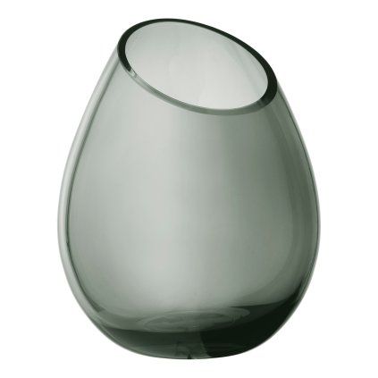 Vază DROP 24 cm, sticlă fumurie ,Blomus