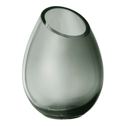 Vază DROP 16,5 cm, sticlă fumurie ,Blomus