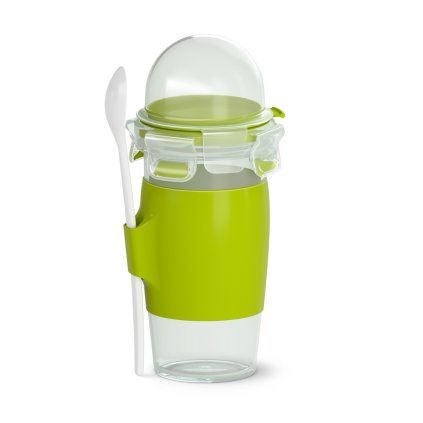 Recipient pentru iaurt MASTER SEAL TO GO N1071410 450 ml, cu linguriță, Tefal